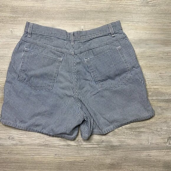 bill blass Pants - Vintage Bill Blass High Waist Gingham Shorts